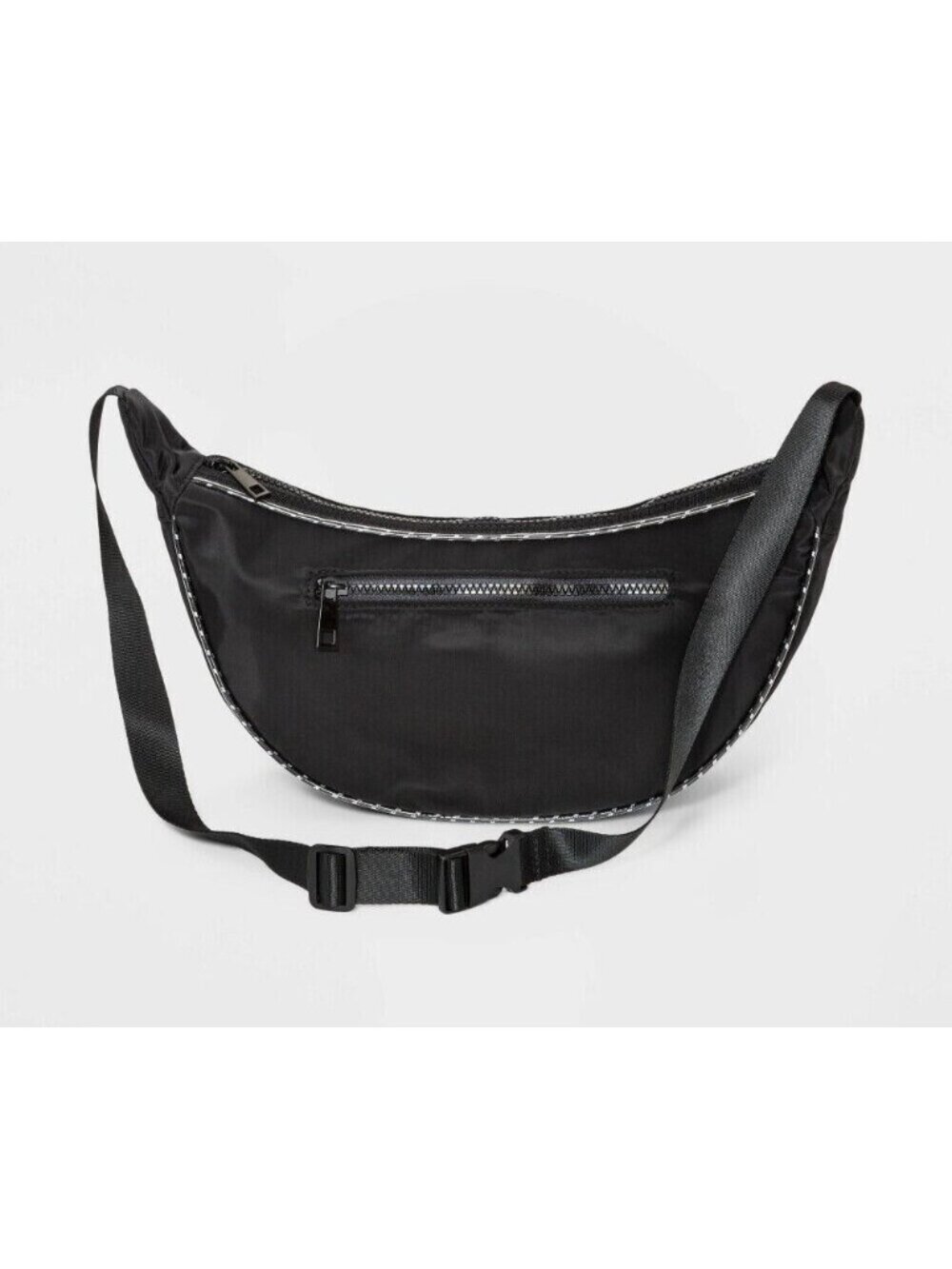 Purse Bag Sling Hobo Handbag - Wild Fable - Black  13" x  6" x  4" 1 Outside Zip